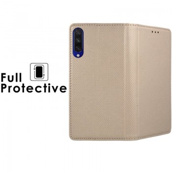 Telone atverčiamas dėklas - auksinės spalvos (MI 9 LITE)